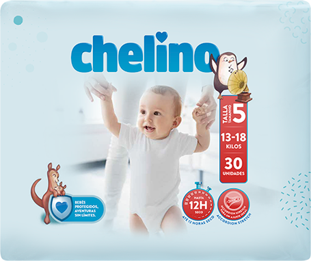 Pañales CHELINO T.5 (13-18kg) 30u